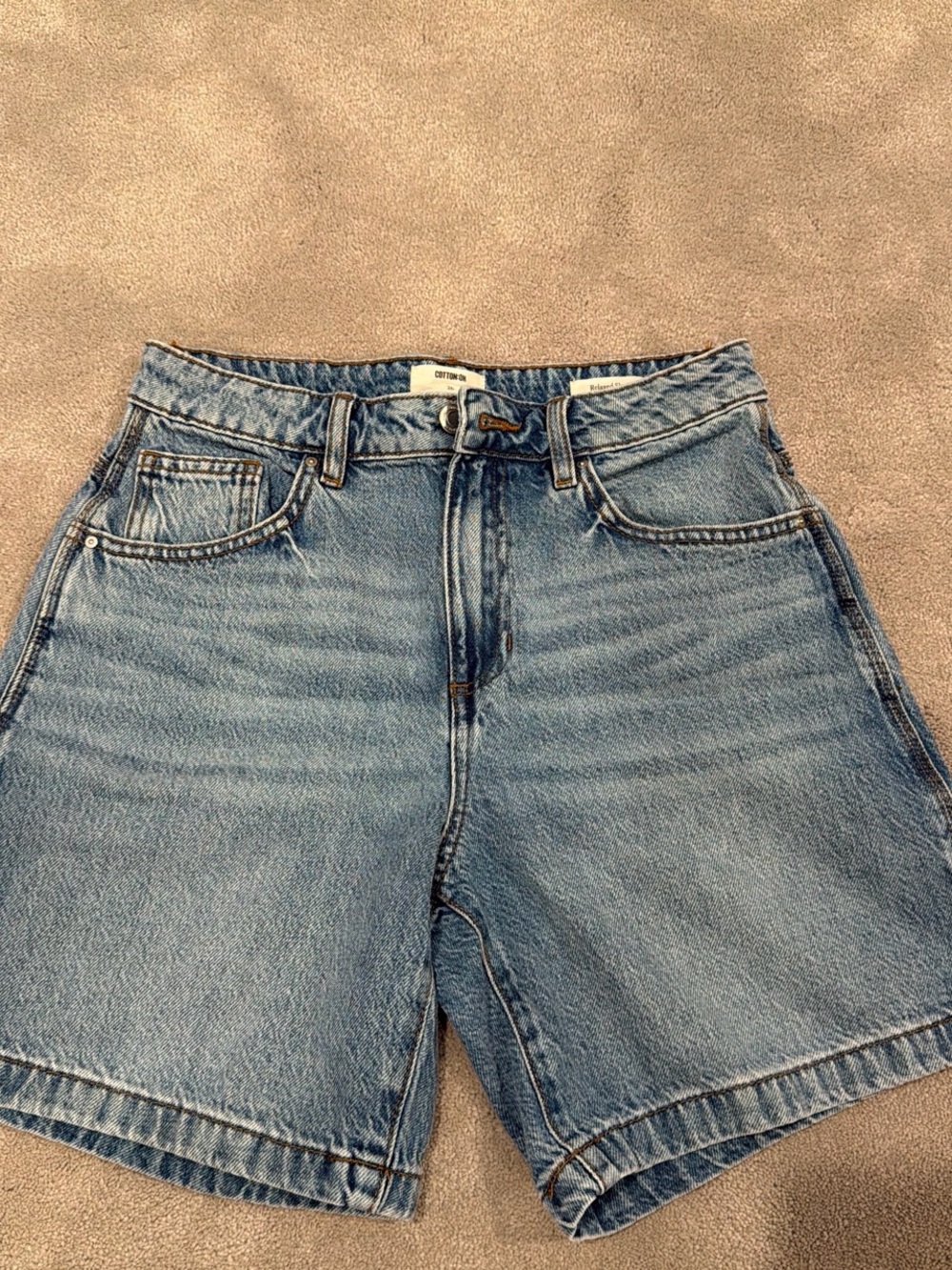 Light Blue Denim Shorts